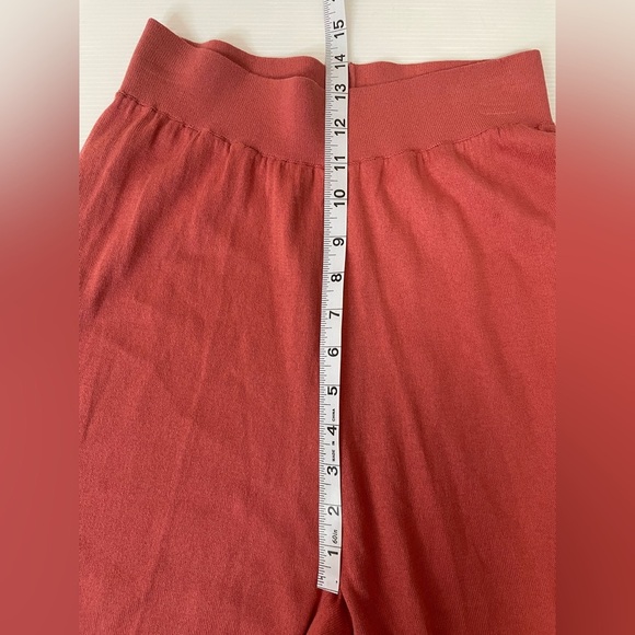 Peruvian Connection Gabrielle Pants In Coral Pima Cotton And Modal Size Small - Picture 5 of 8